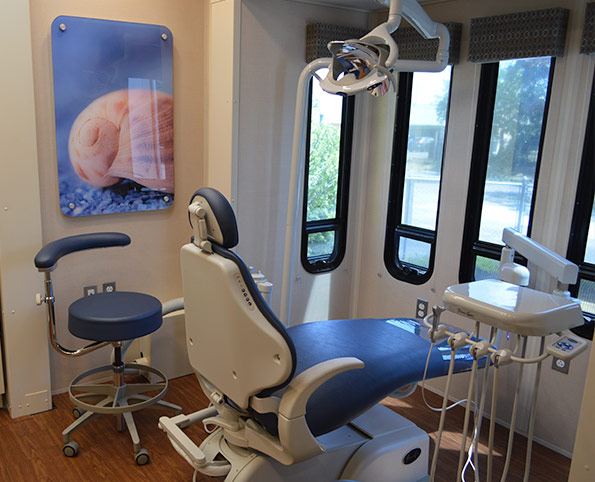 Interior - Care Mobile Dentist Chair
